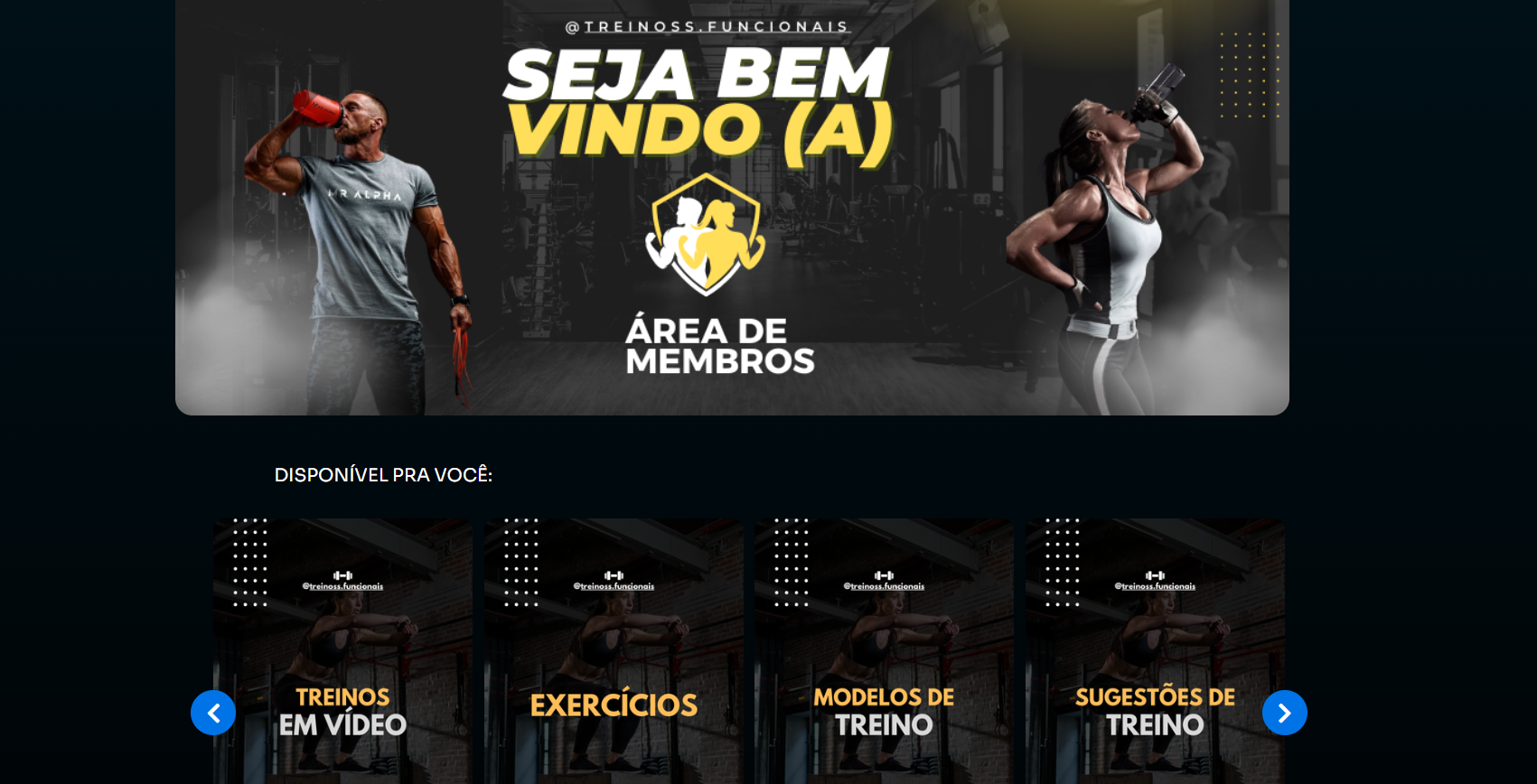 Área de Membros
